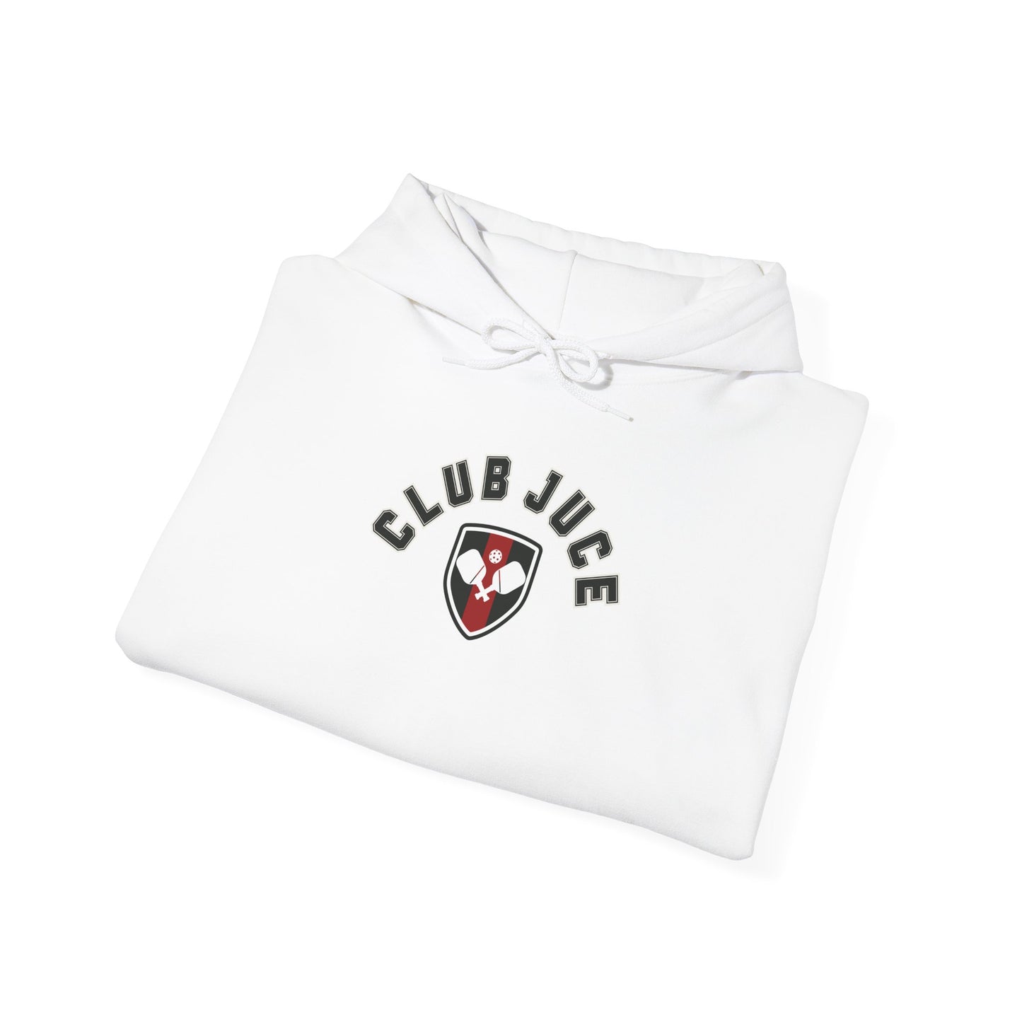 PICKLEBALL CLUB USA EMBLEN Unisex heavy duty hoodie with varsity letter sleeves