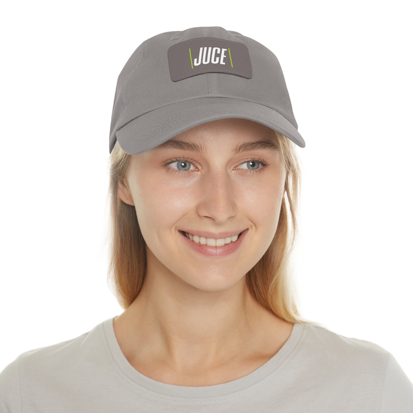 JUCE SPORT LOGO LEATHER PATCH Dad Hat with Leather Patch (Rectangle)