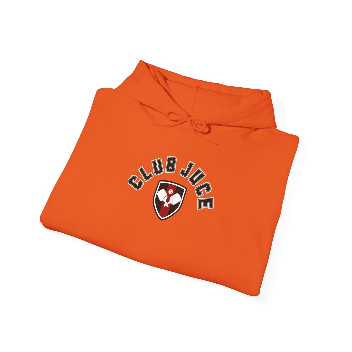 PICKLEBALL CLUB USA EMBLEN Unisex heavy duty hoodie with varsity letter sleeves