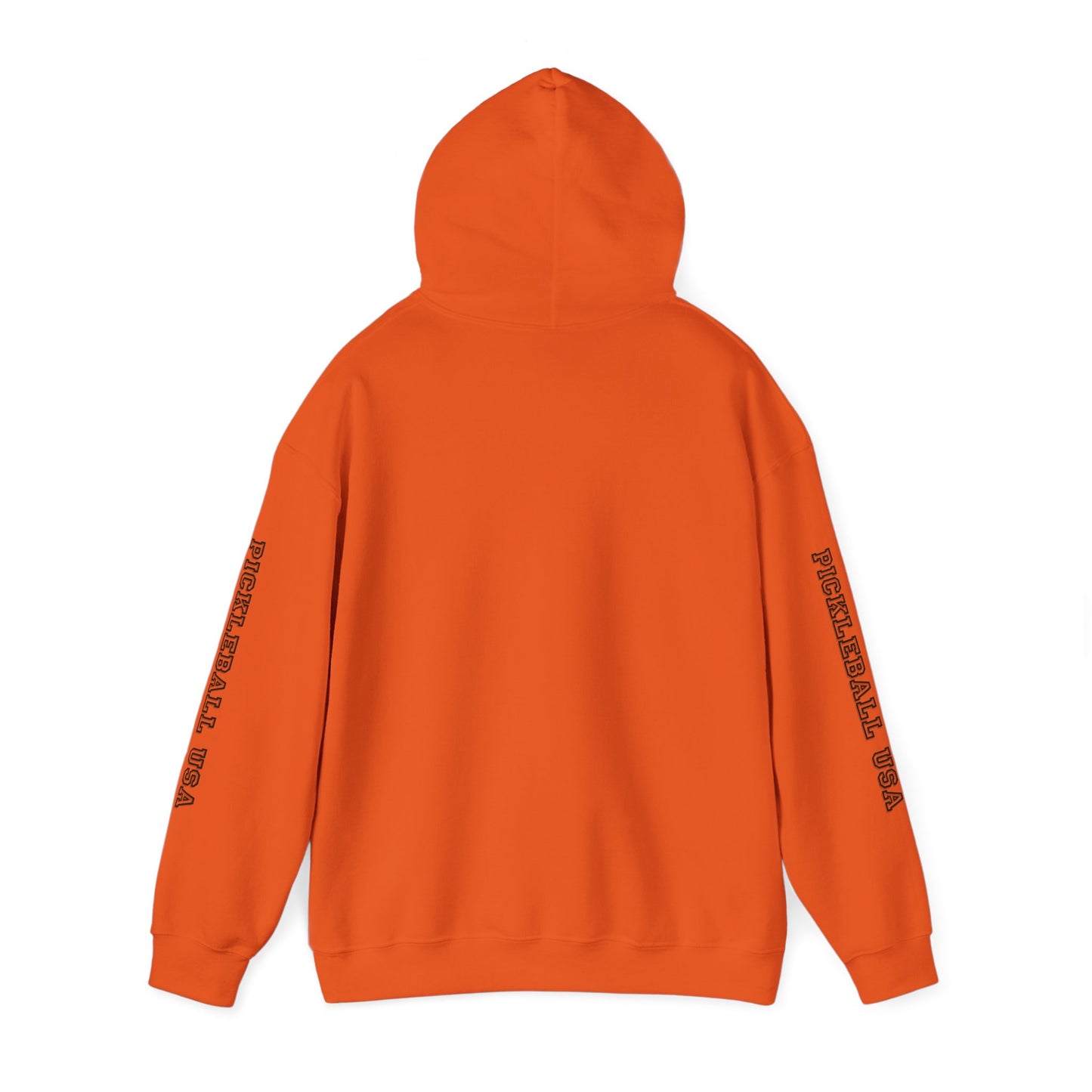 PICKLEBALL CLUB USA EMBLEN Unisex heavy duty hoodie with varsity letter sleeves