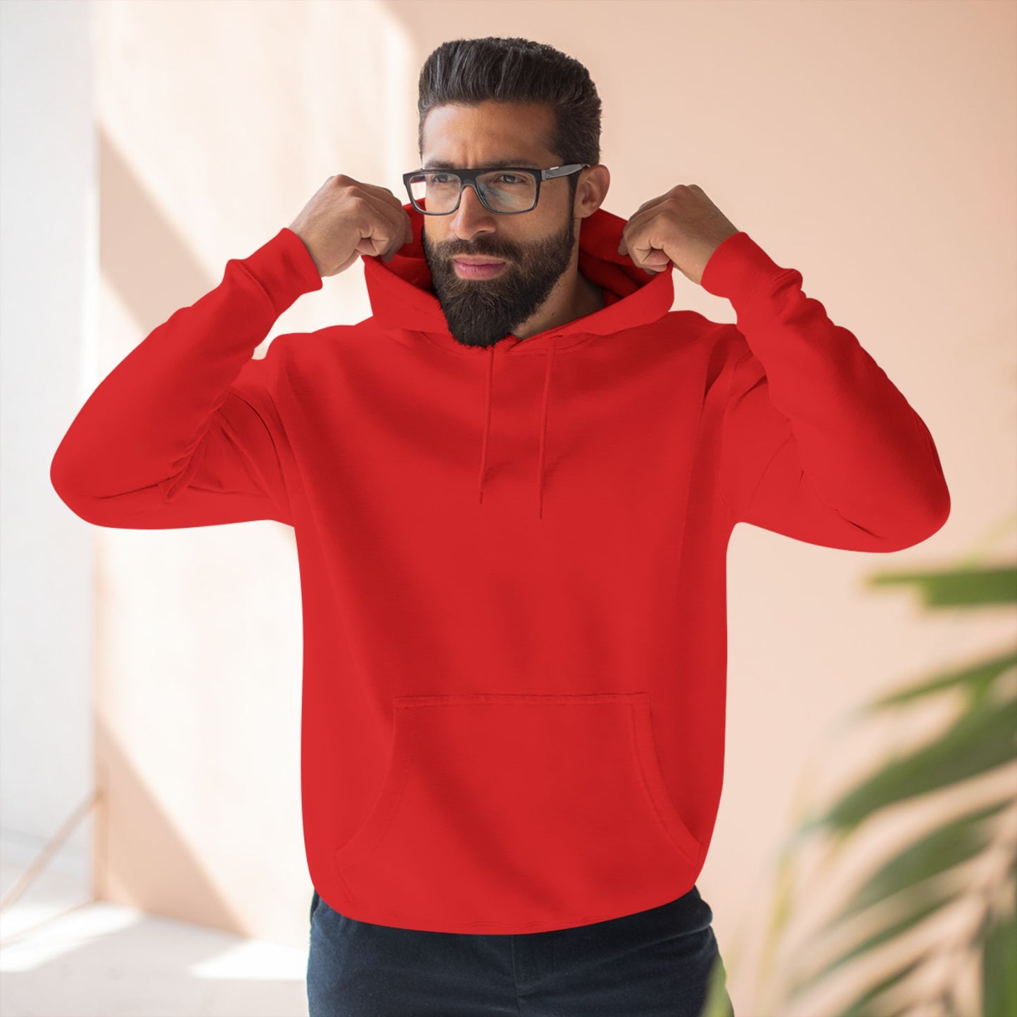 JUCE SPORT EMBROIDERED Three-Panel Fleece Hoodie