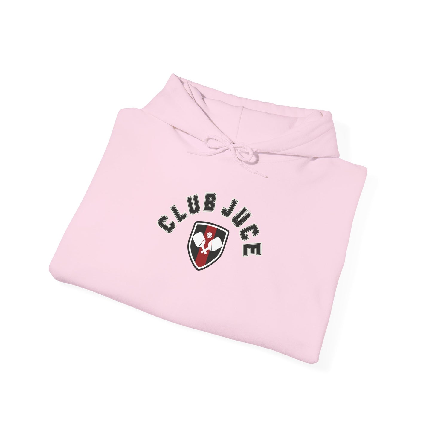 PICKLEBALL CLUB USA EMBLEN Unisex heavy duty hoodie with varsity letter sleeves