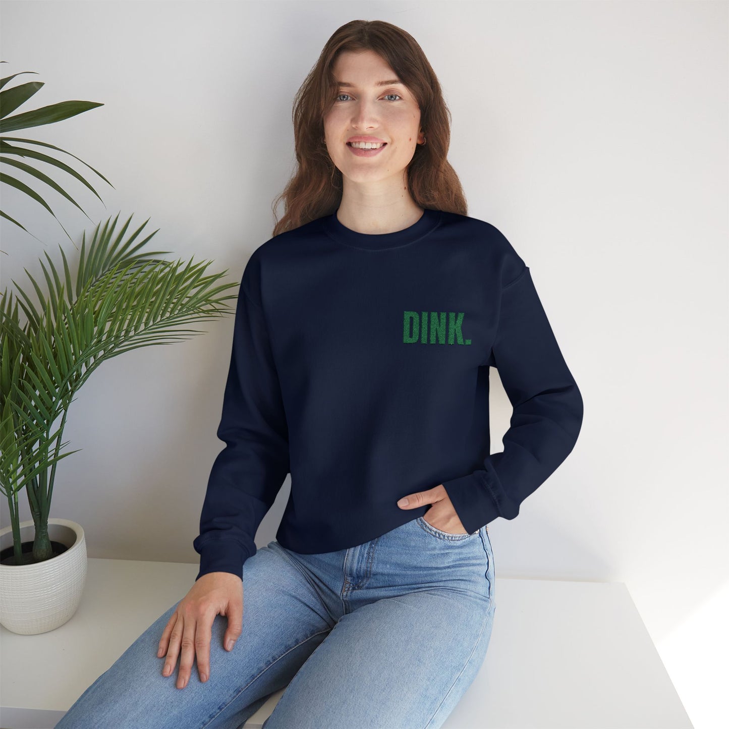 DINK EMBRODIERED LOGO Unisex Heavy Blend™ Crewneck Sweatshirt