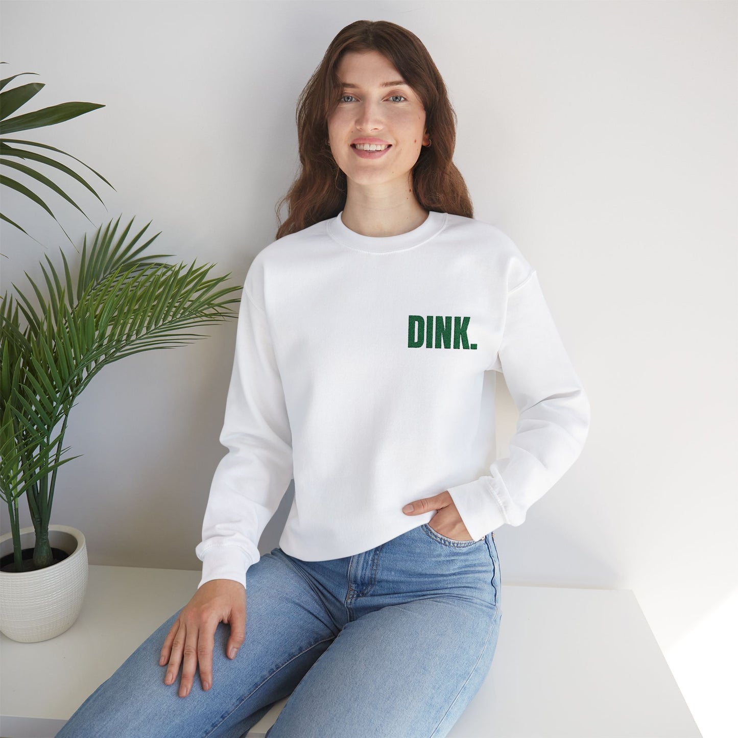 DINK EMBRODIERED LOGO Unisex Heavy Blend™ Crewneck Sweatshirt