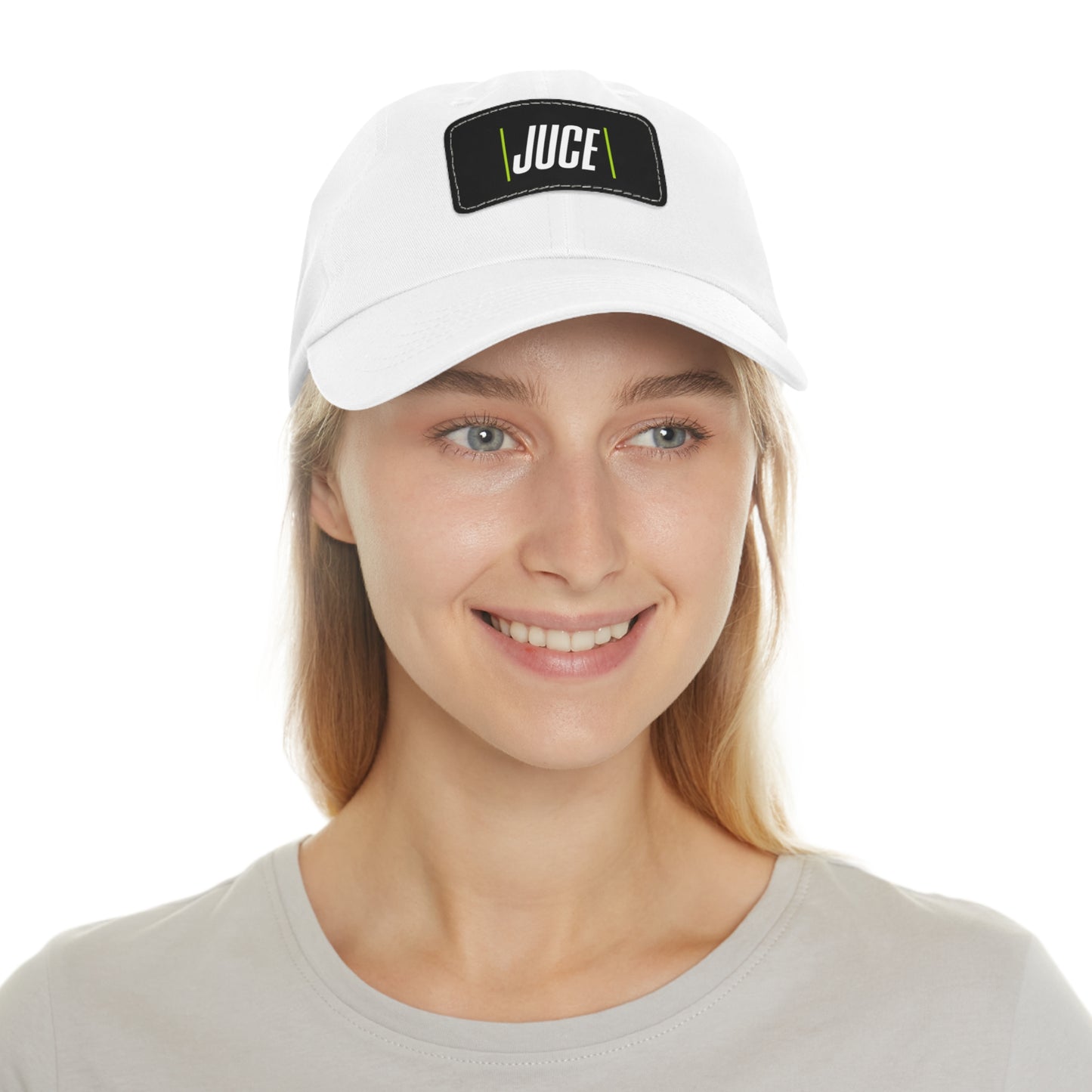 JUCE SPORT LOGO LEATHER PATCH Dad Hat with Leather Patch (Rectangle)