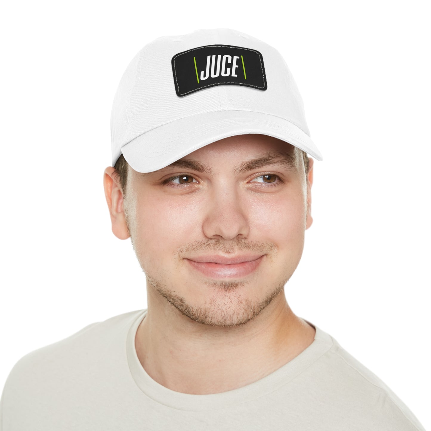 JUCE SPORT LOGO LEATHER PATCH Dad Hat with Leather Patch (Rectangle)