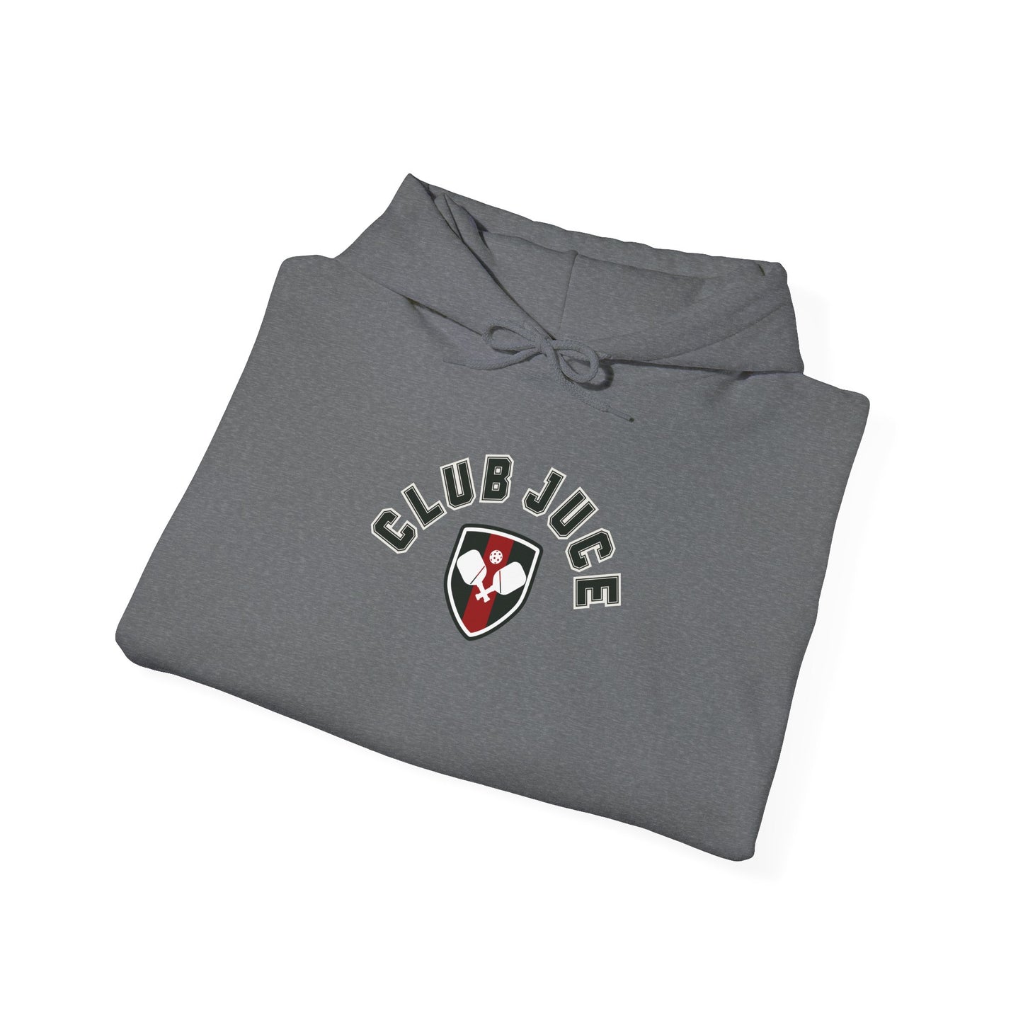 PICKLEBALL CLUB USA EMBLEN Unisex heavy duty hoodie with varsity letter sleeves