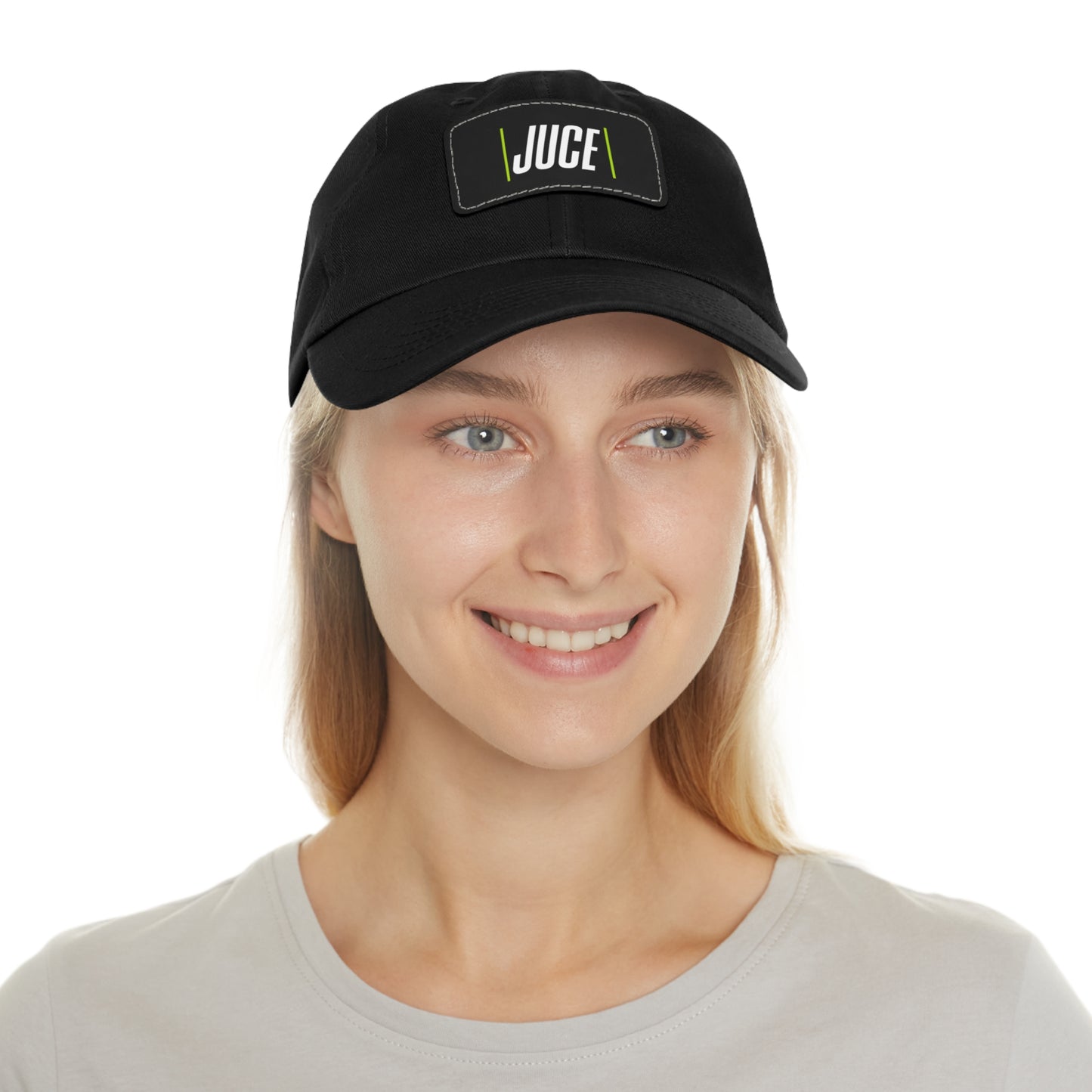 JUCE SPORT LOGO LEATHER PATCH Dad Hat with Leather Patch (Rectangle)