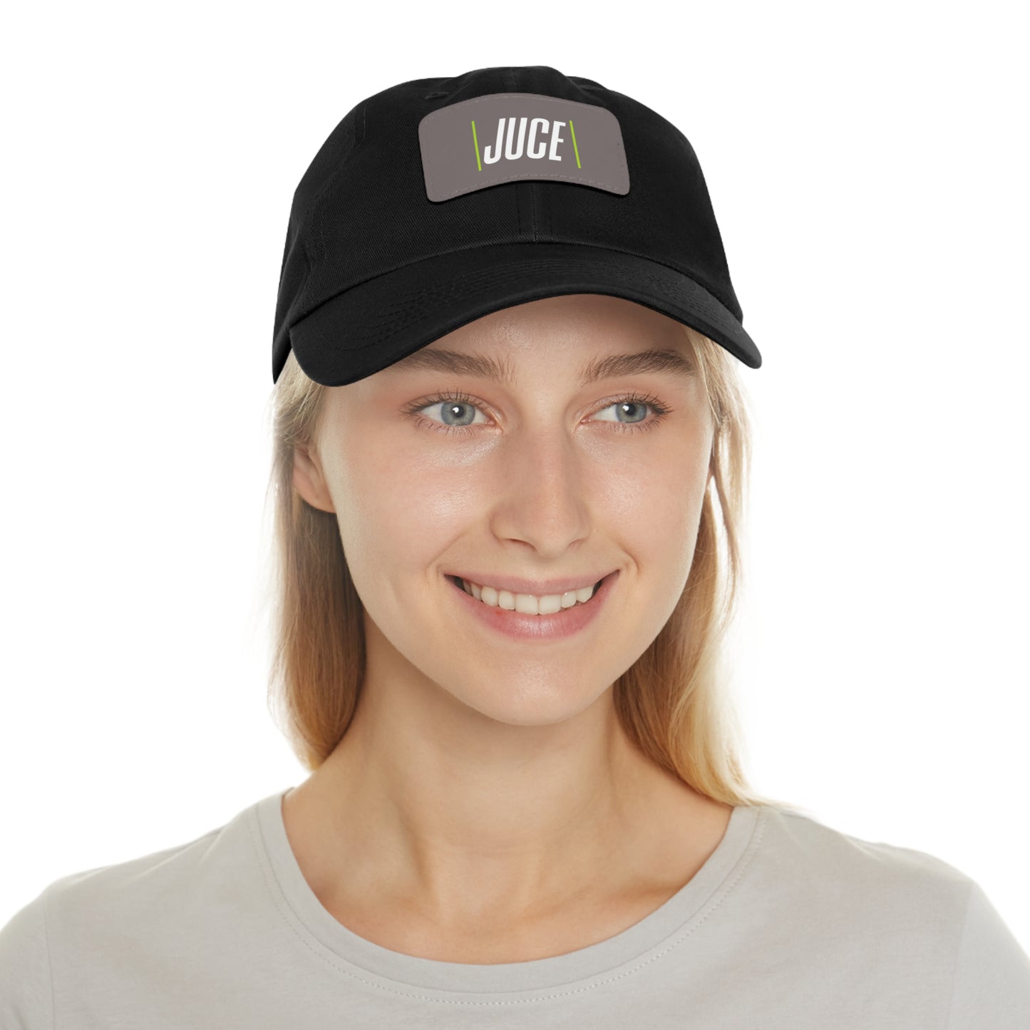 JUCE SPORT LOGO LEATHER PATCH Dad Hat with Leather Patch (Rectangle)