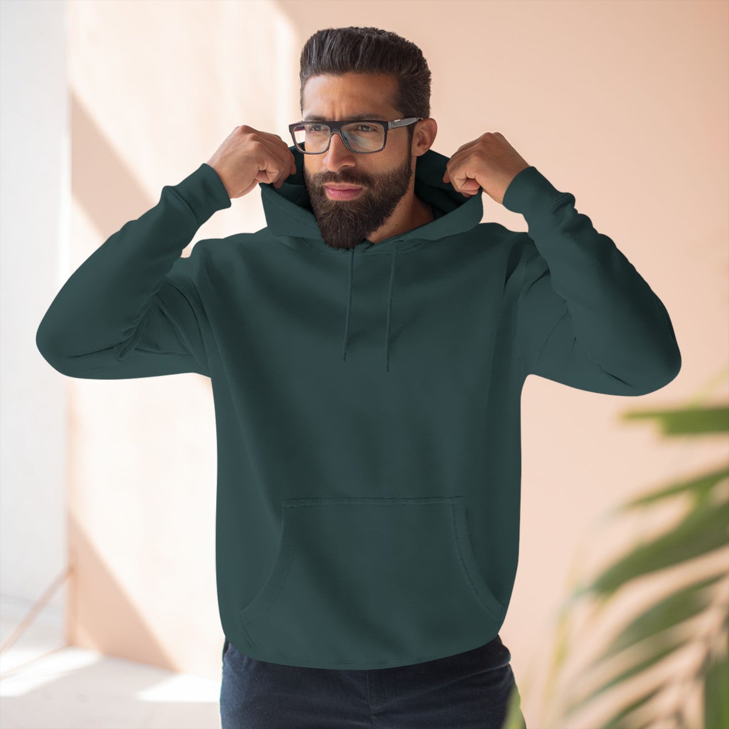 JUCE SPORT EMBROIDERED Three-Panel Fleece Hoodie