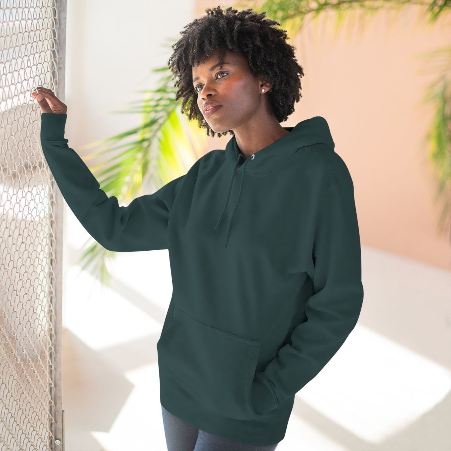 JUCE SPORT EMBROIDERED Three-Panel Fleece Hoodie