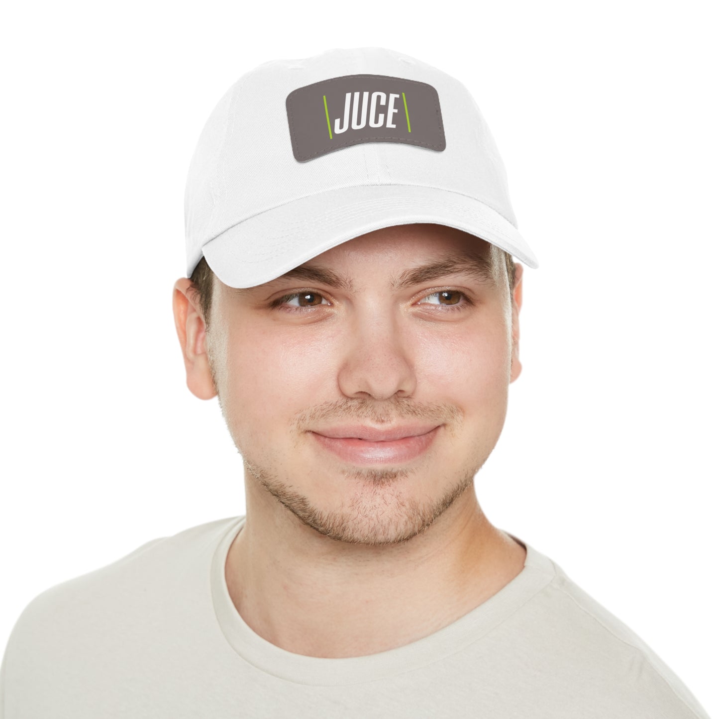 JUCE SPORT LOGO LEATHER PATCH Dad Hat with Leather Patch (Rectangle)