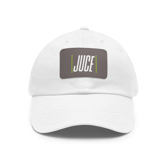 JUCE SPORT LOGO LEATHER PATCH Dad Hat with Leather Patch (Rectangle)