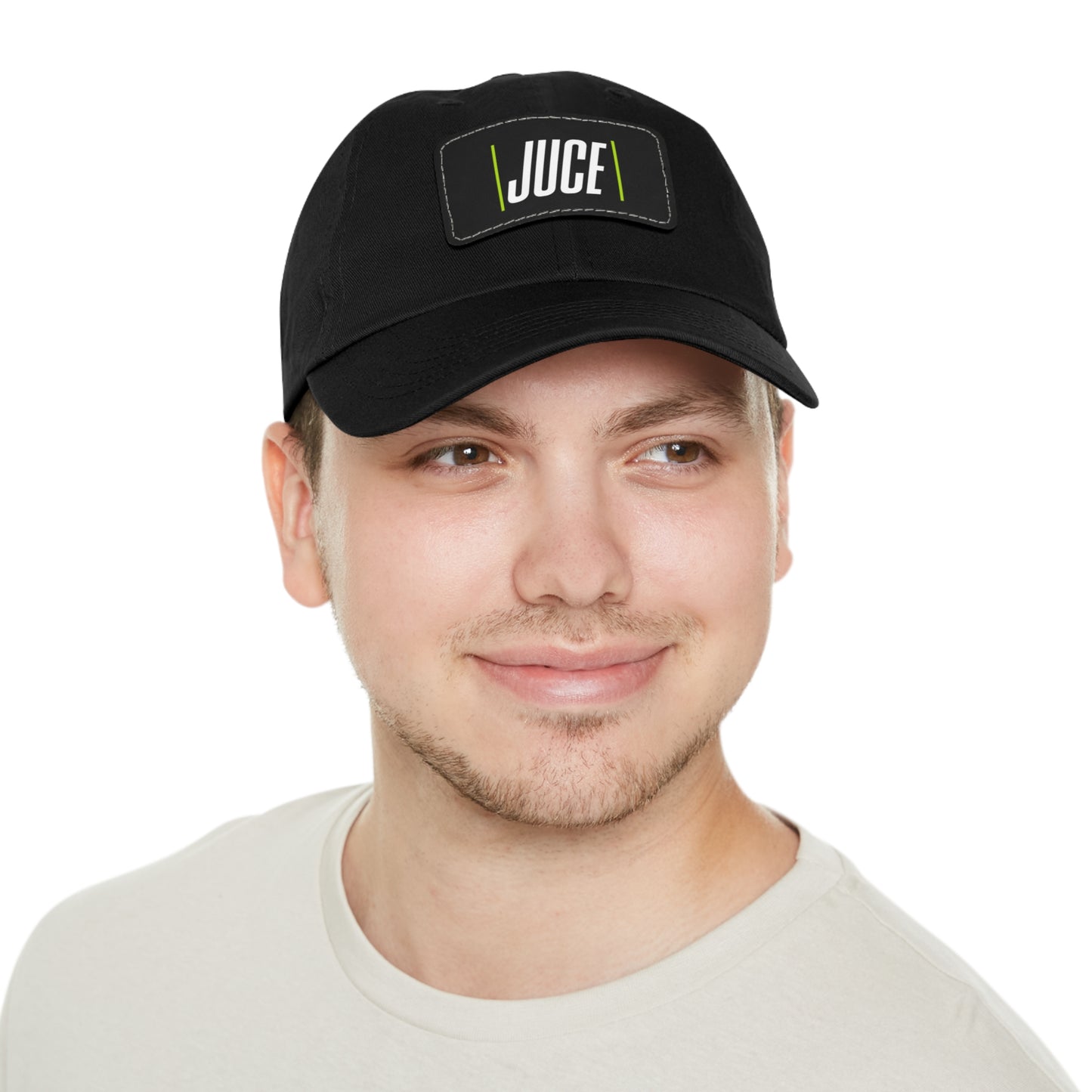 JUCE SPORT LOGO LEATHER PATCH Dad Hat with Leather Patch (Rectangle)
