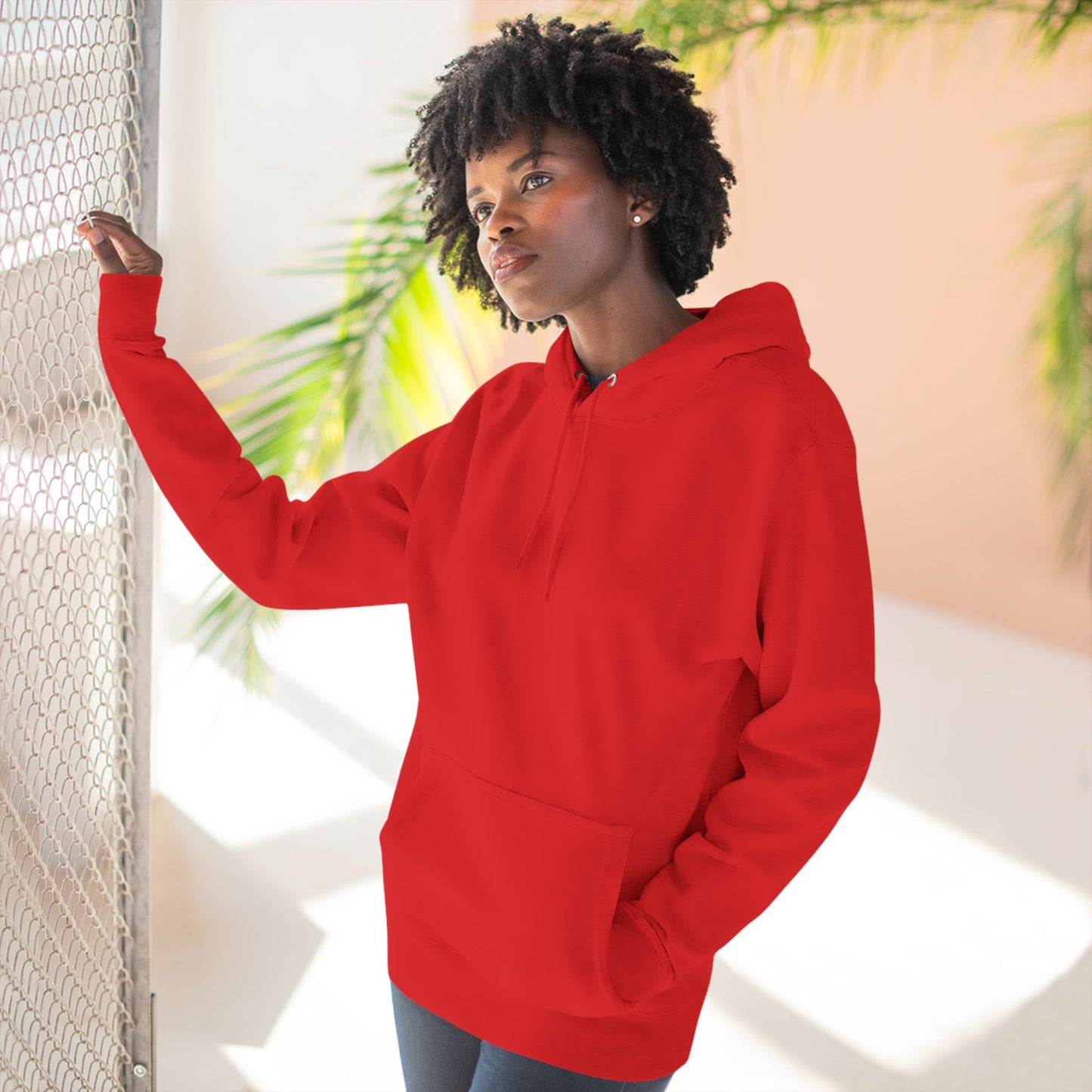 JUCE SPORT EMBROIDERED Three-Panel Fleece Hoodie