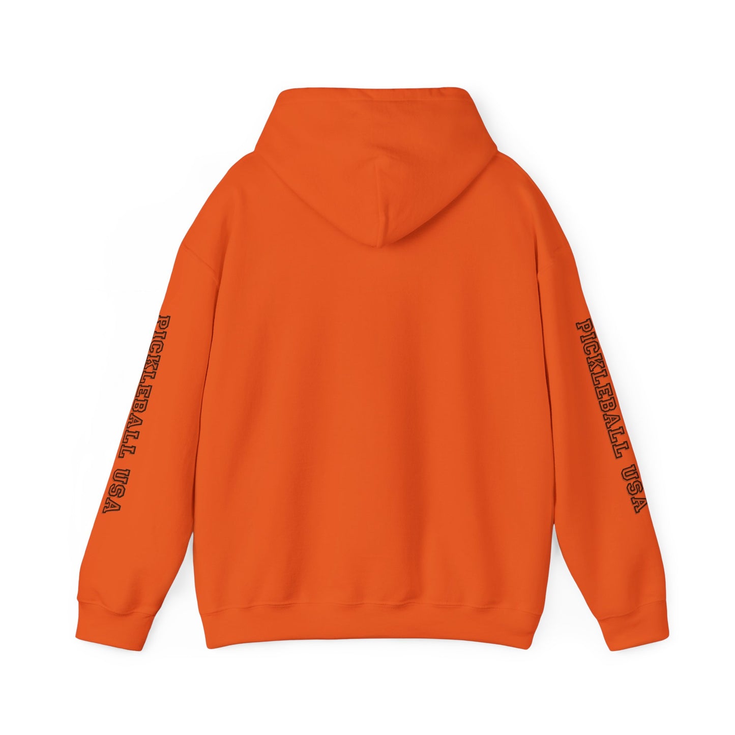 PICKLEBALL CLUB USA EMBLEN Unisex heavy duty hoodie with varsity letter sleeves