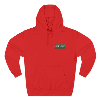 JUCE SPORT EMBROIDERED Three-Panel Fleece Hoodie