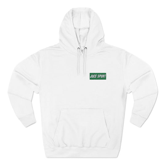 JUCE SPORT EMBROIDERED Three-Panel Fleece Hoodie